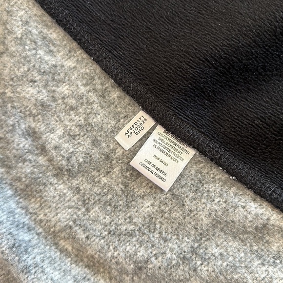 Marc NY Andrew Herringbone Jacket Women's XXL Grey Black Full Zip Fleece Pockets - Picture 6 of 10